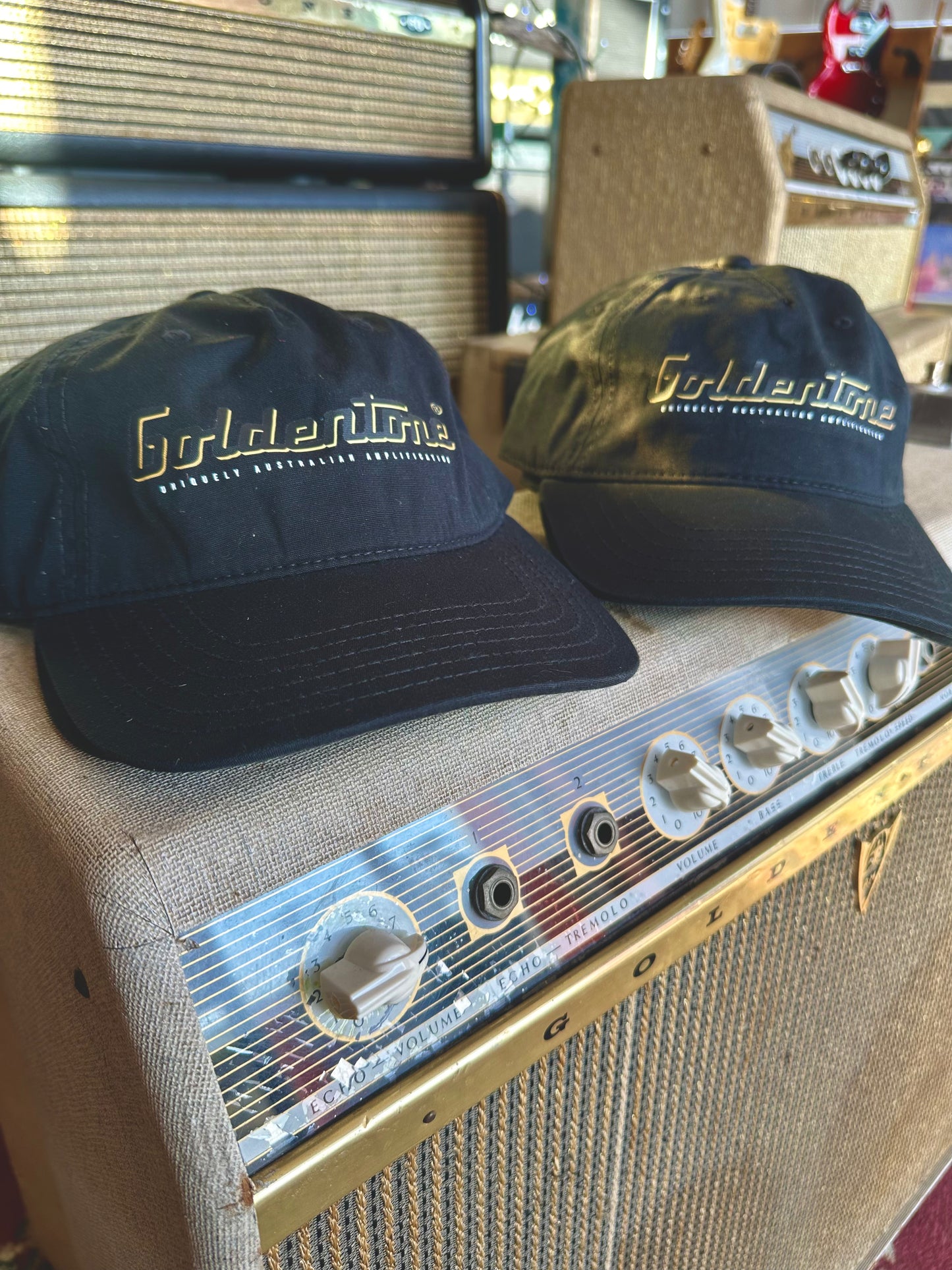 Goldentone | LOGO | Dad Hat | Black